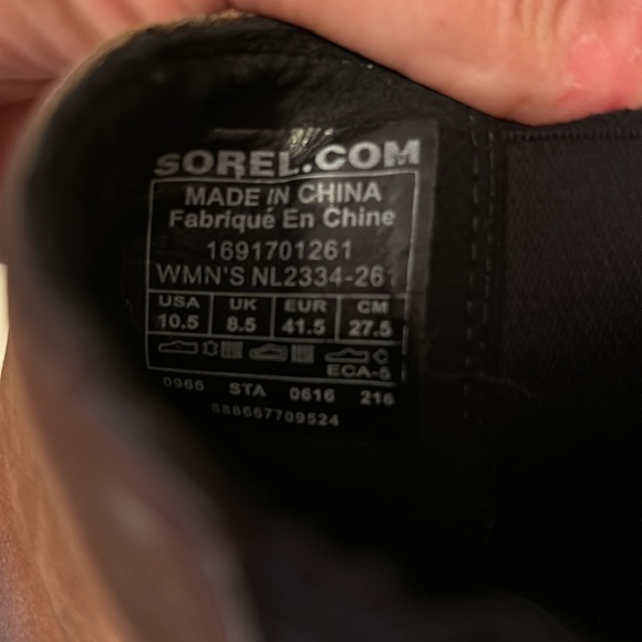 SOREL LEA BOOT BROWN SZ 10.5 - Picture 4 of 6